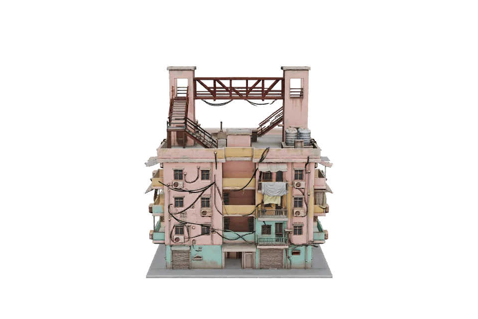 Railway Footbridge — Side