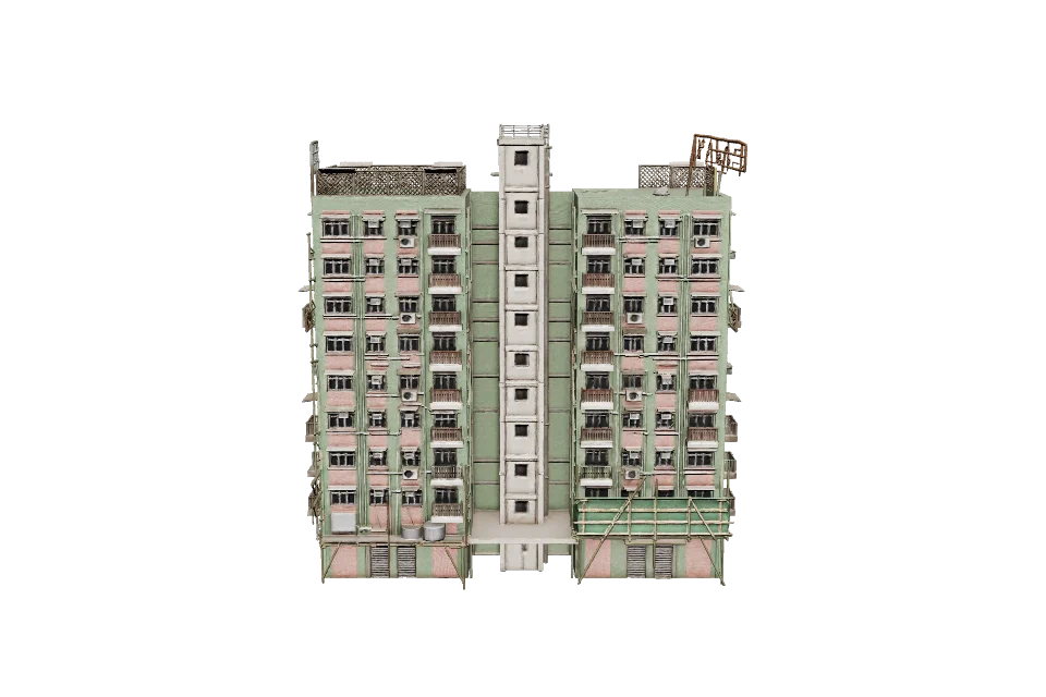 Public Housing Slab — Side