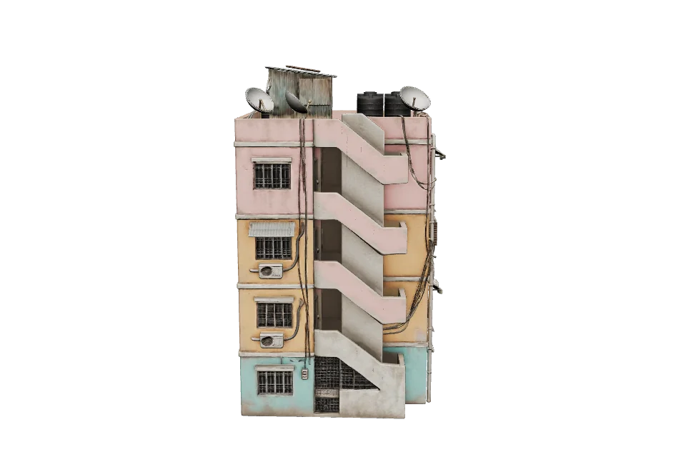 Rooftop Tenement — Side