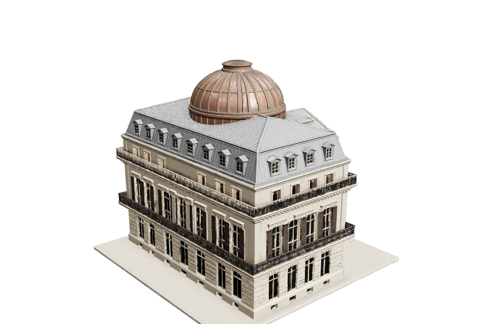 Opera Facade — ¾ view · other side