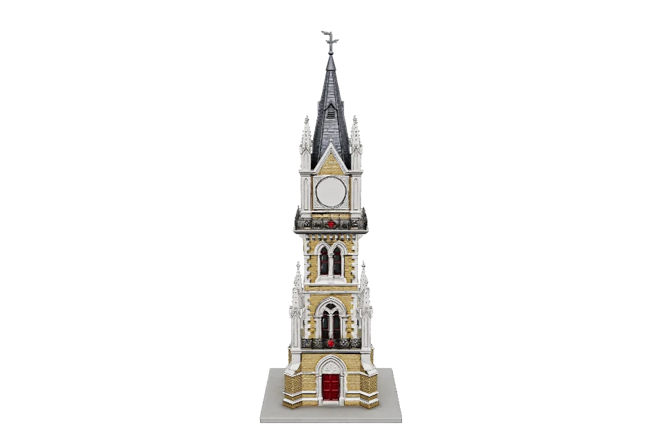 Gothic Clock Tower — Side
