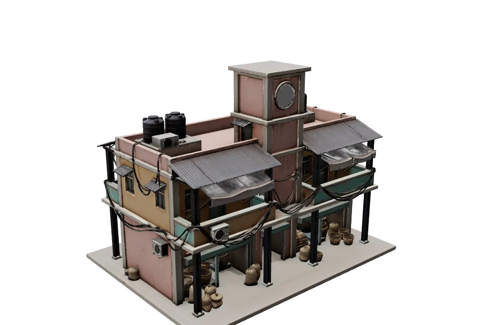 Spice Market Hall — ¾ view