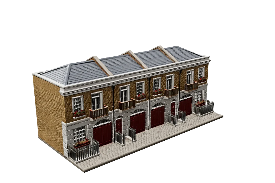 Mews Cottages — ¾ view