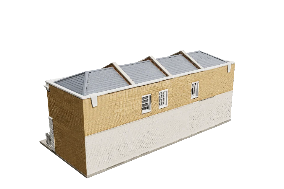 Mews Cottages — ¾ view · other side