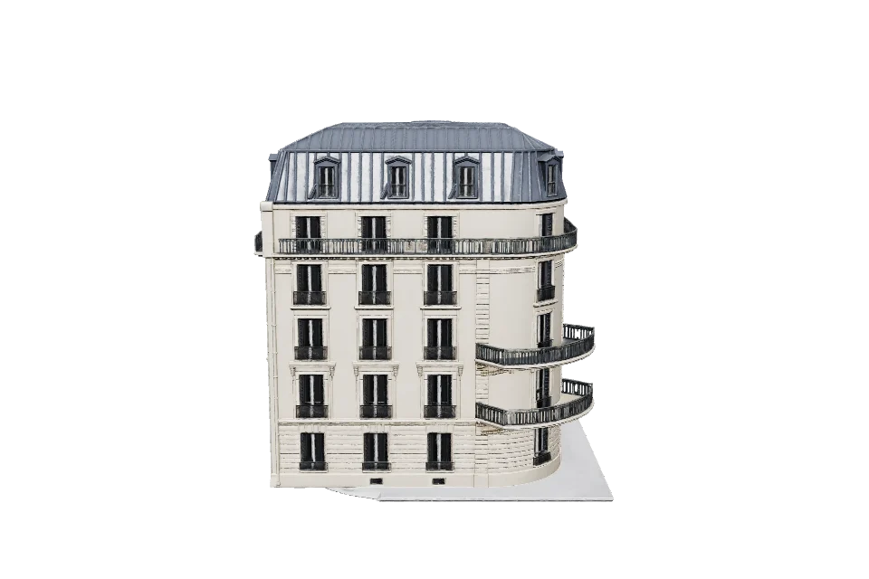 Corner Apartment Block — Side