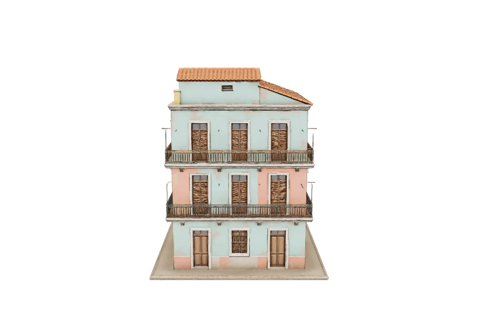 Balcony Tenement — Side