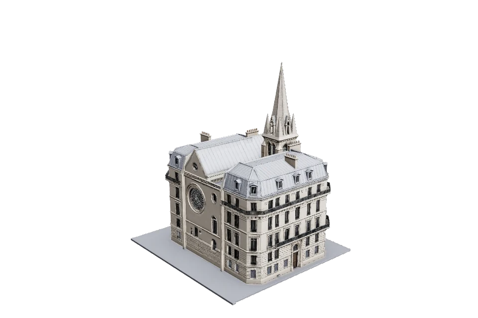 Parish Church — ¾ view · other side