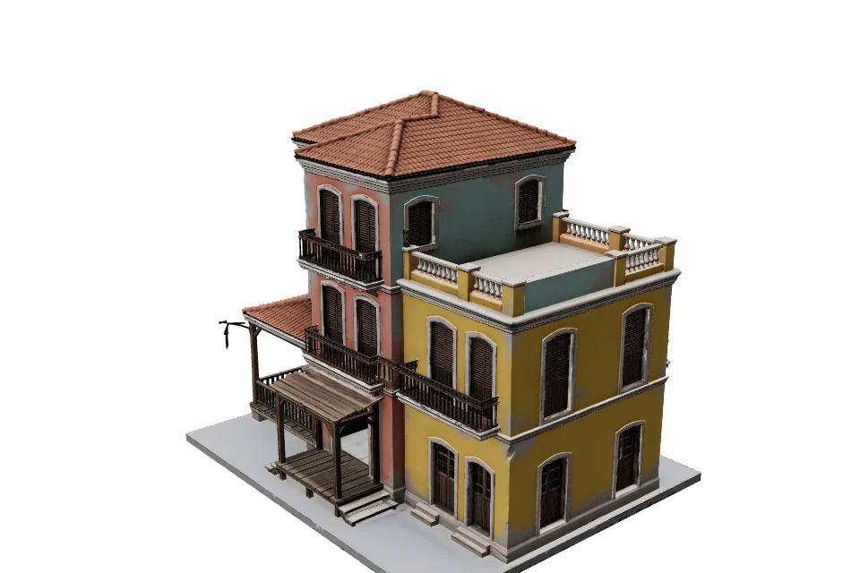 Dance Hall — ¾ view