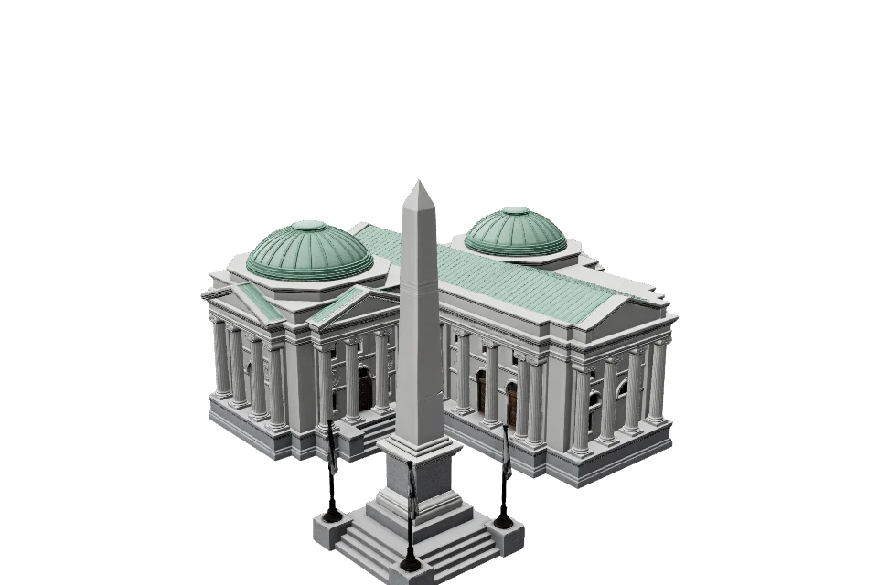 Obelisk Monument — ¾ view