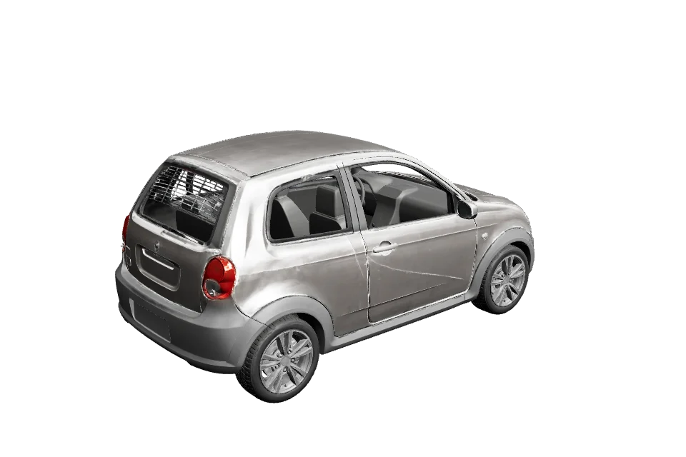 Compact City Car — ¾ view · other side
