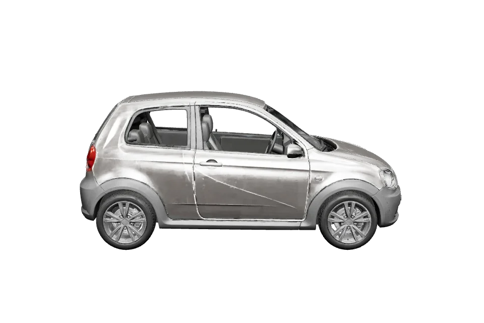 Compact City Car — Side