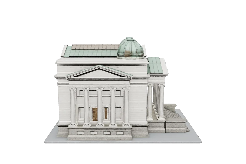 Marble Courthouse — Side