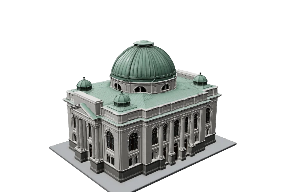 Archive Library — ¾ view