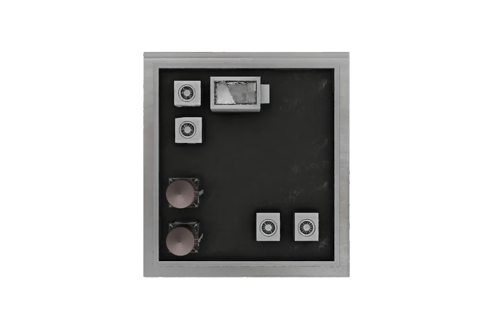 Rooftop Utility Block — Top