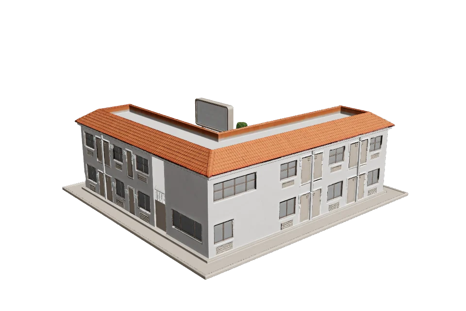 Motor Motel — ¾ view · other side