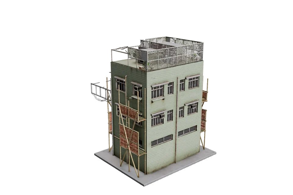 Sign Alley Module — ¾ view · other side