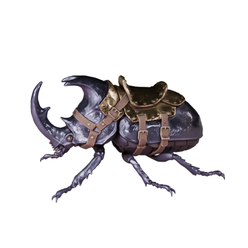 Armoured Beetle Mount — game-ready 3D model generated by the BitSoul3D AI Engine