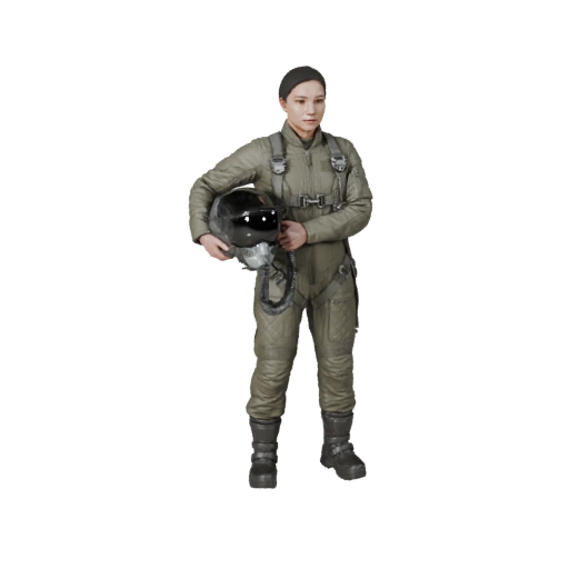 Mech Pilot — game-ready 3D model generated by the BitSoul3D AI Engine