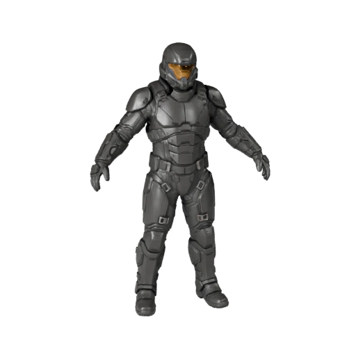 Heavy Trooper — game-ready 3D model generated by the BitSoul3D AI Engine