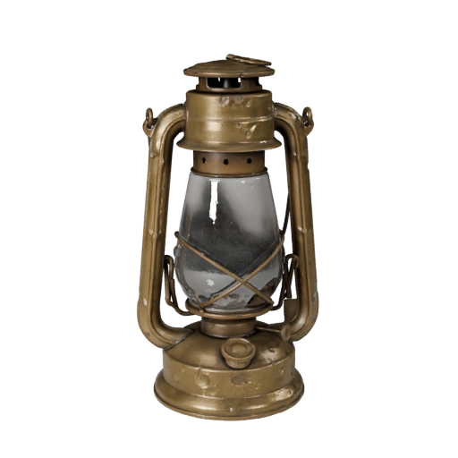 Oil Lantern — game-ready 3D model generated by the BitSoul3D AI Engine