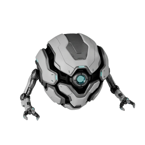 Sentry Drone — game-ready 3D model generated by the BitSoul3D AI Engine